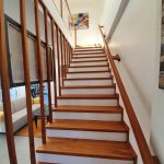 Mahogany stairs